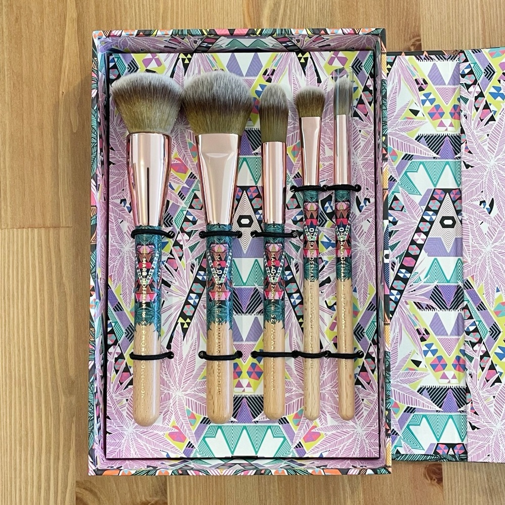Mara Hoffman x Sephora Collection Charcoal Makeup Brush Set